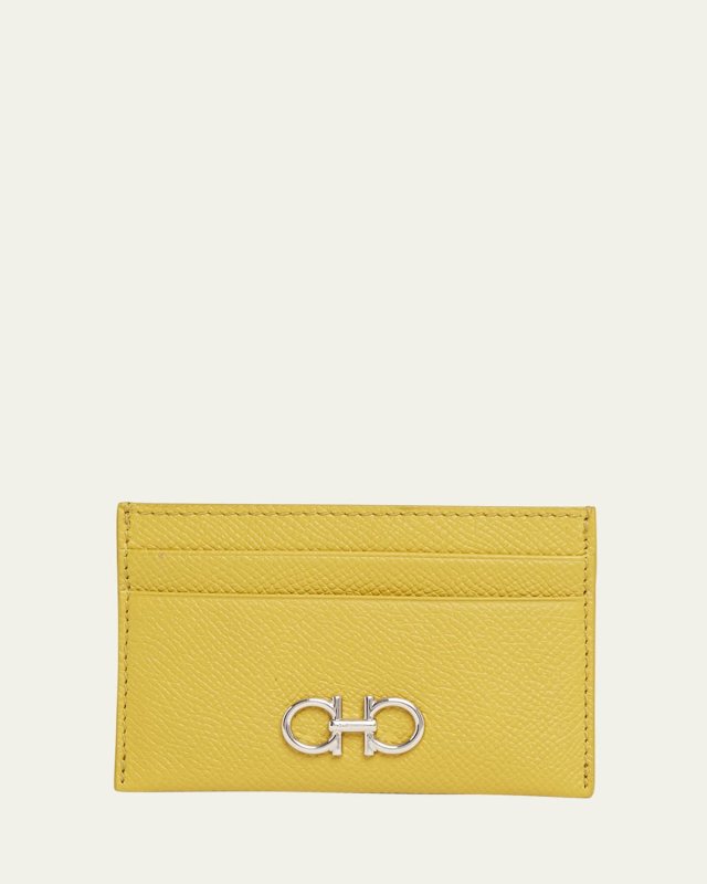The Gancini Leather Card Case